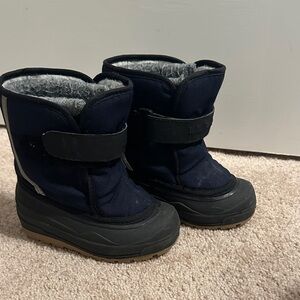 LL Bean Kids Winter Boots - navy blue